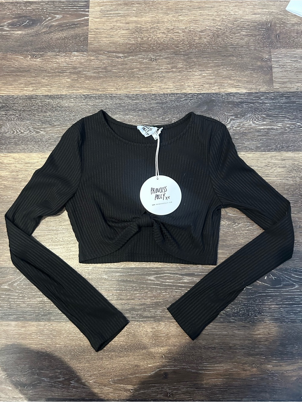 Princess Polly Long Sleeve Crop Top